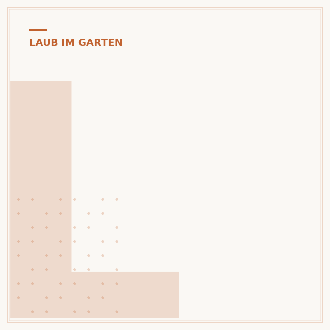 Laub von öffentlichen Bäumen im Garten: Was tun?