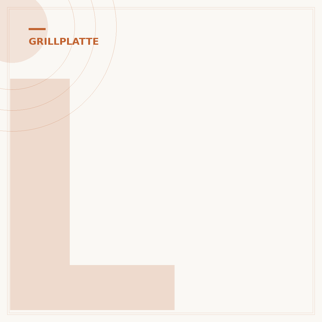 Lava-Grillplatte