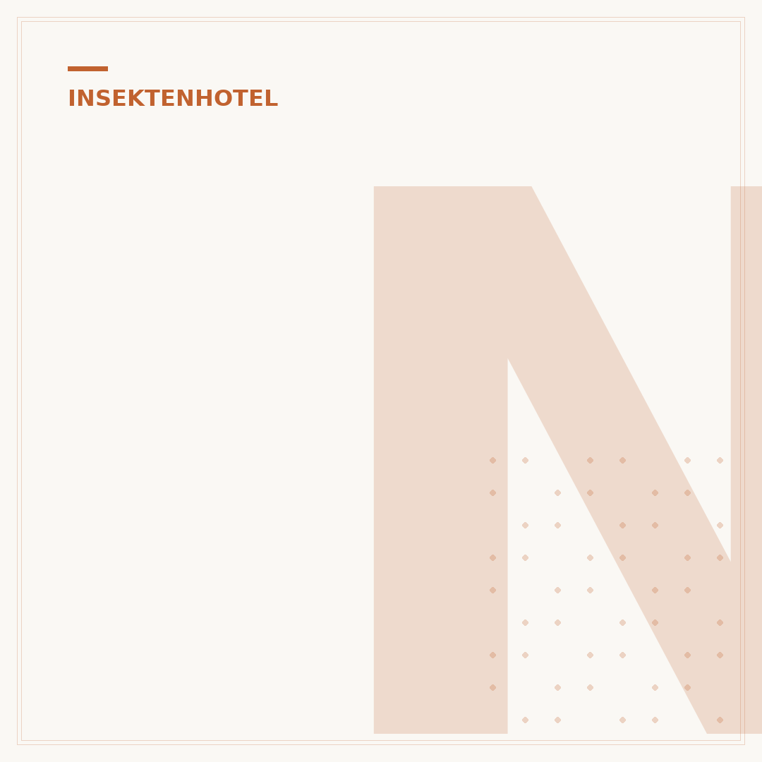 NABU Insektenhotel: Richtig aufstellen & befüllen