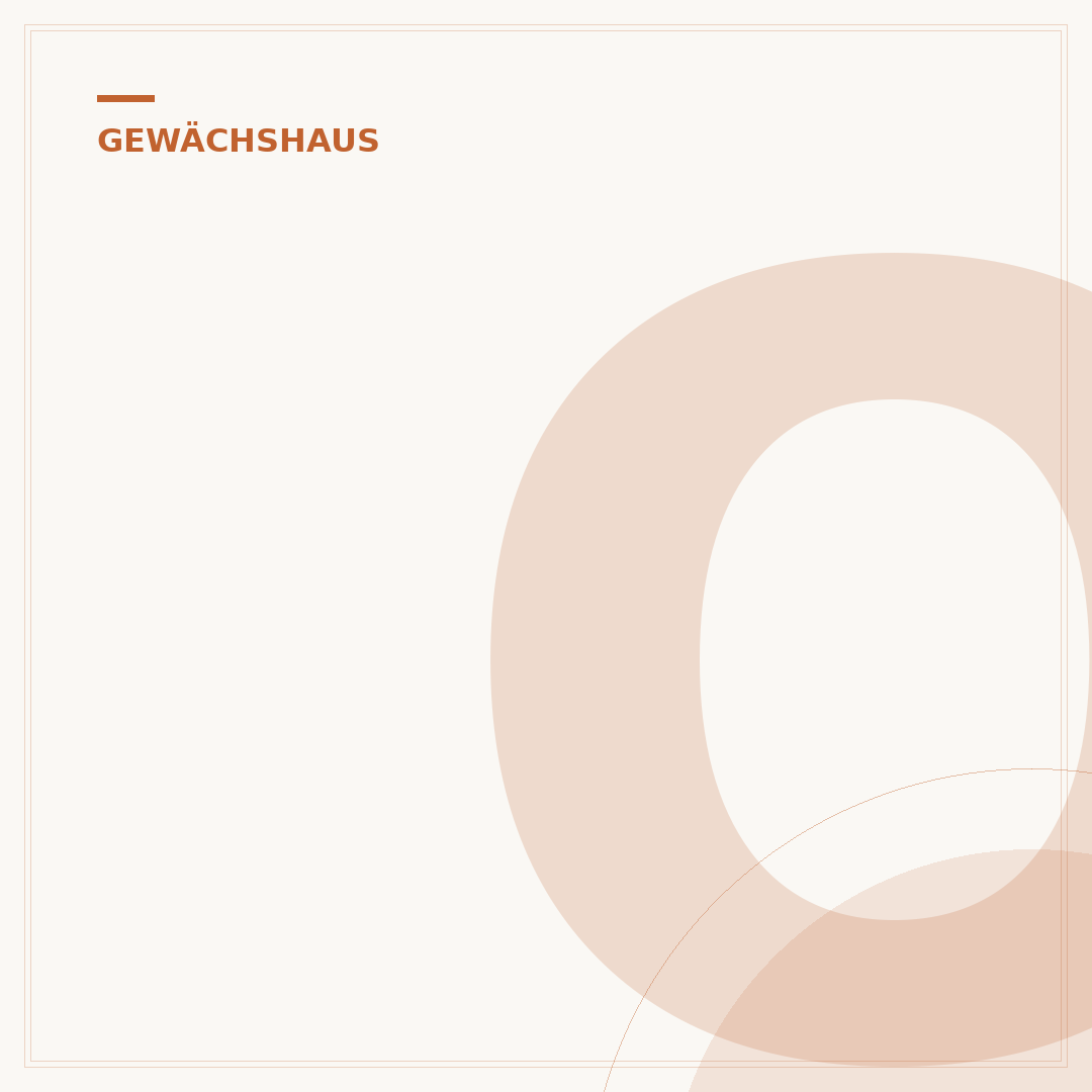 Orangerie Gewächshaus aus Glas: Ihr Traumgarten