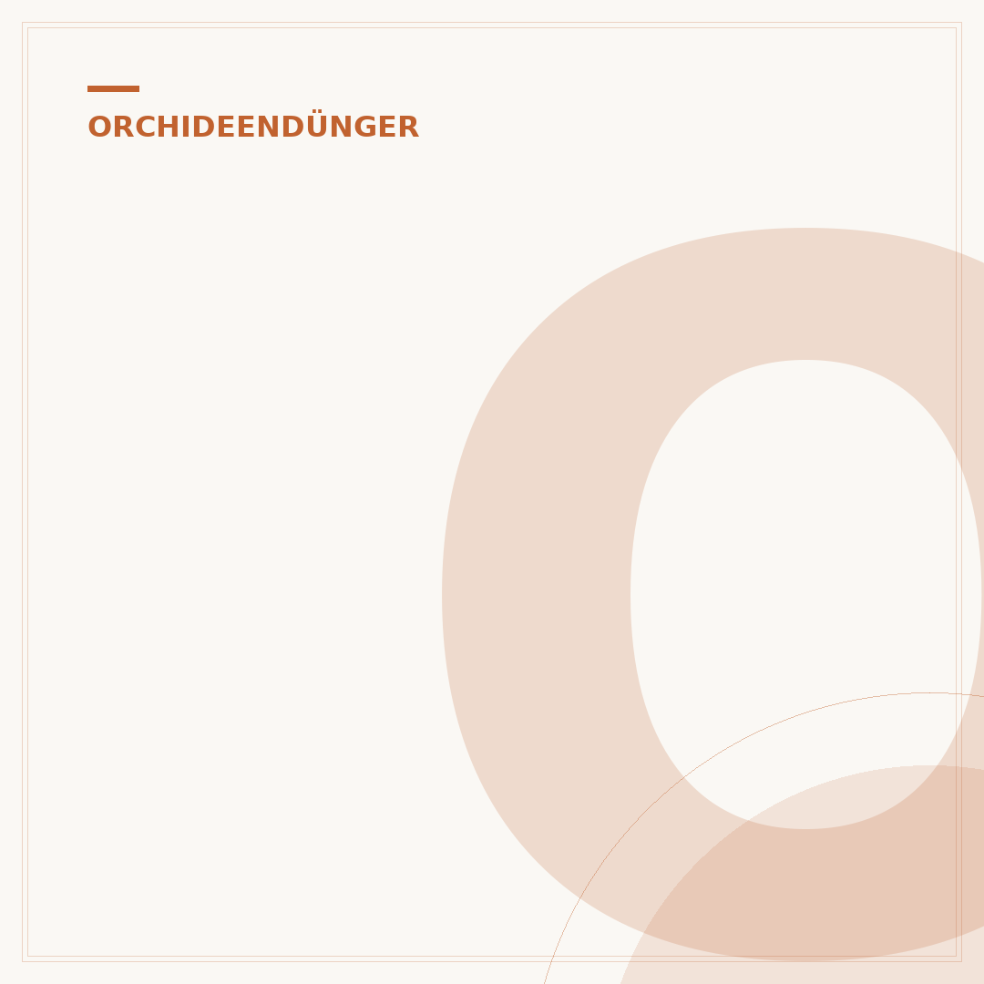Orchideendünger selber herstellen