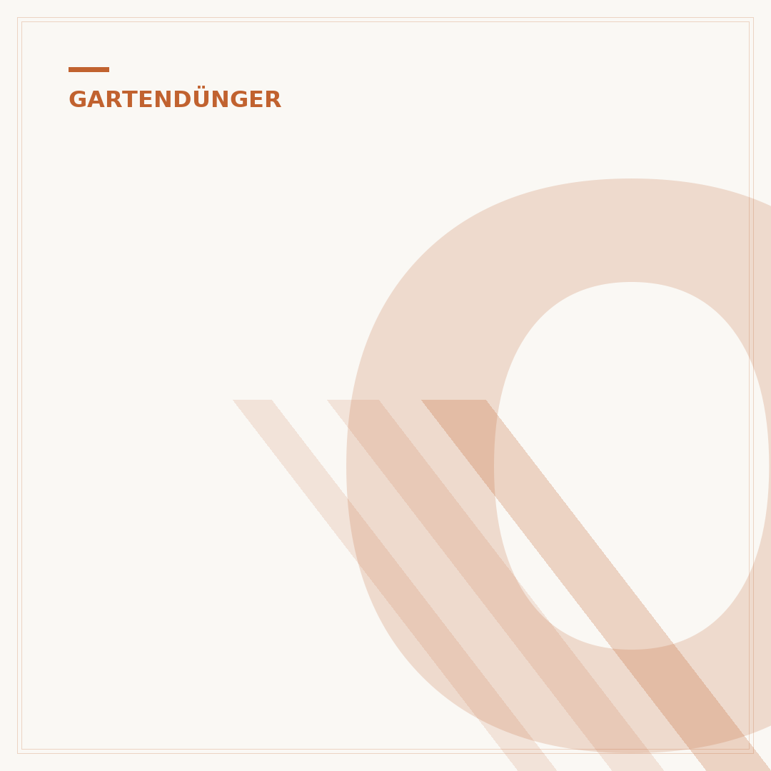 Oscorna Animalin Gartendünger: Vorteile und Anwendung