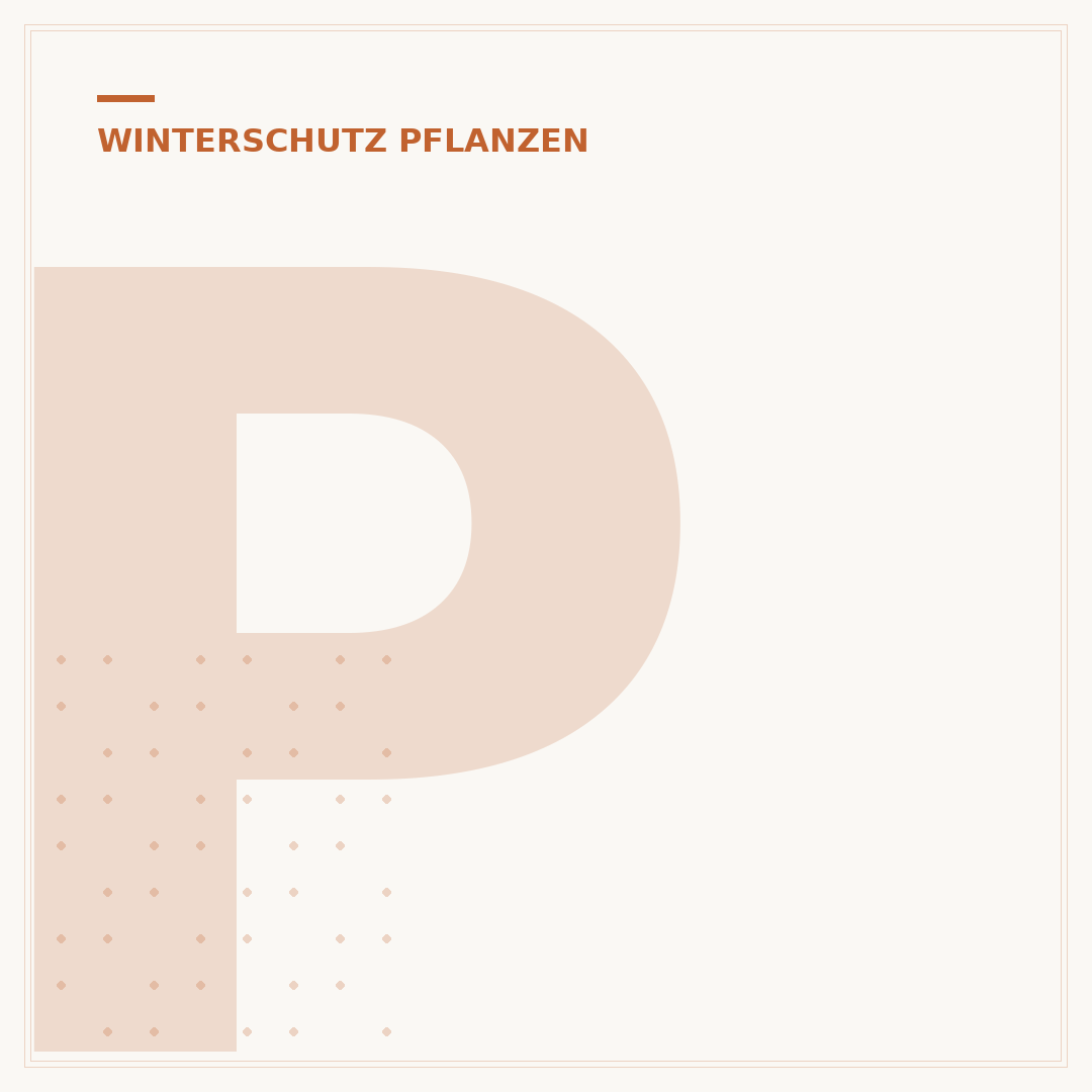 Pflanzen-Winterschutz-Zelt
