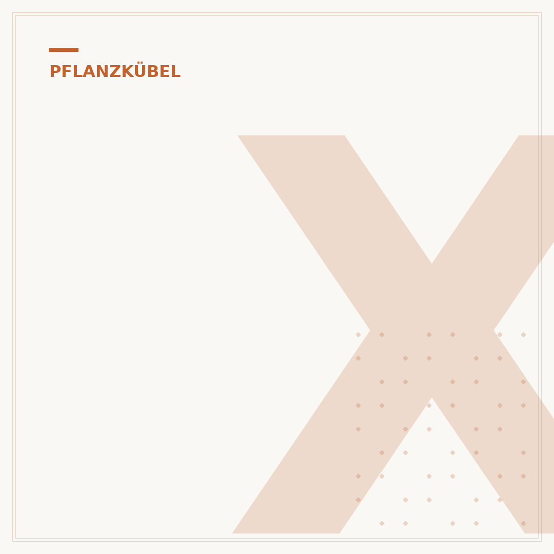 XXL-Pflanzkübel für außen