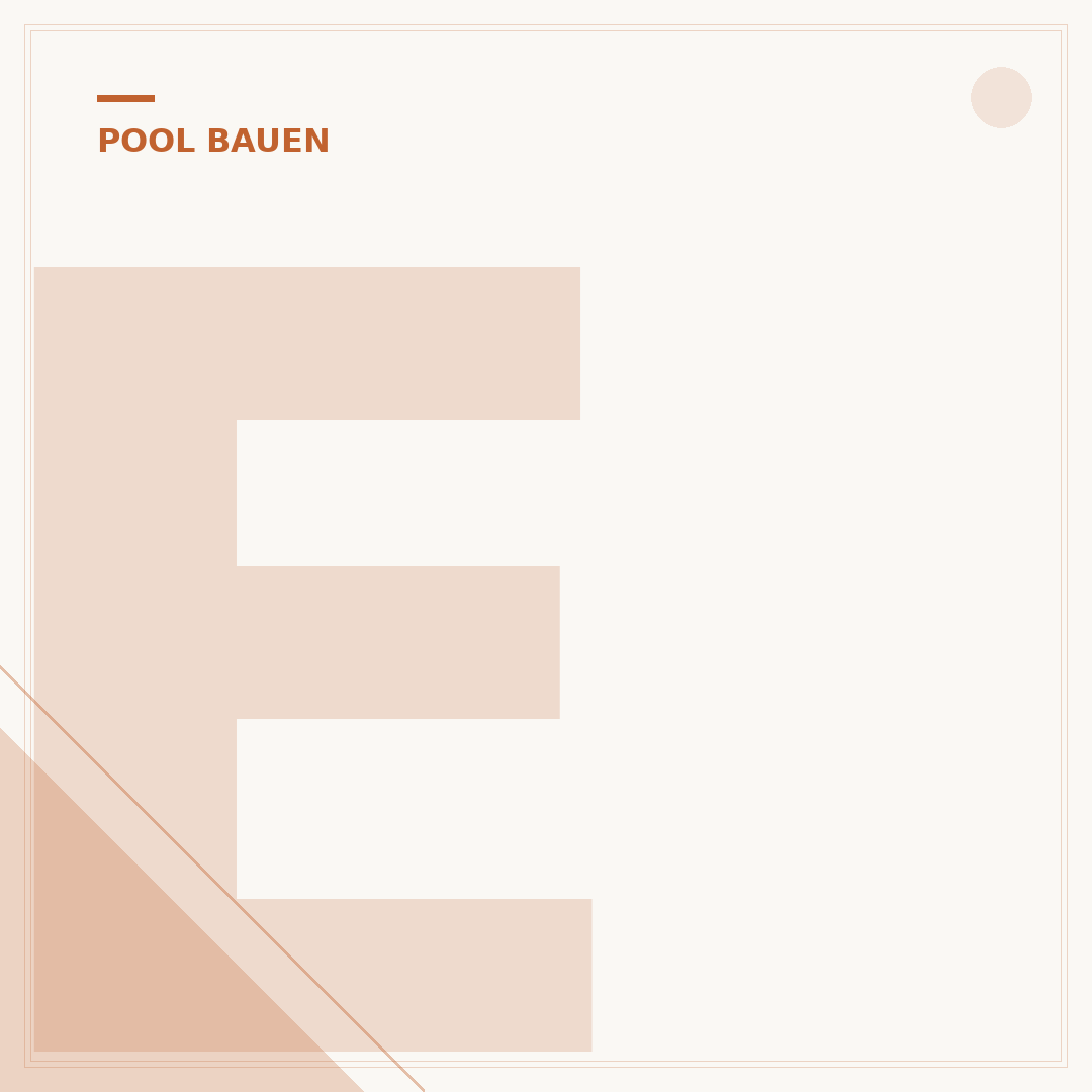 Edelstahl Pool: Luxus, Langlebigkeit und Pflege