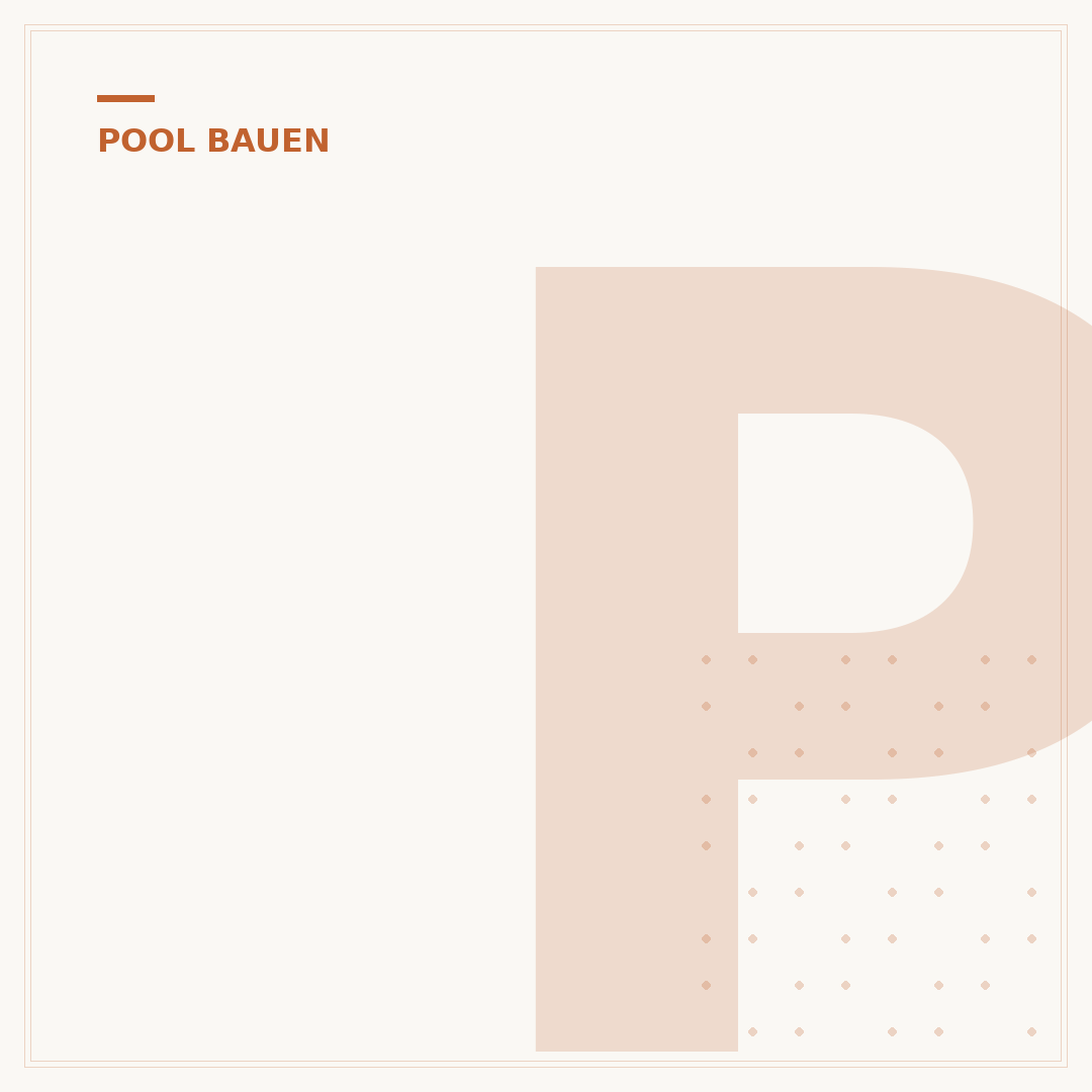 Pool aus Glasfaser: Ihr Weg zum Traum-Schwimmbecken