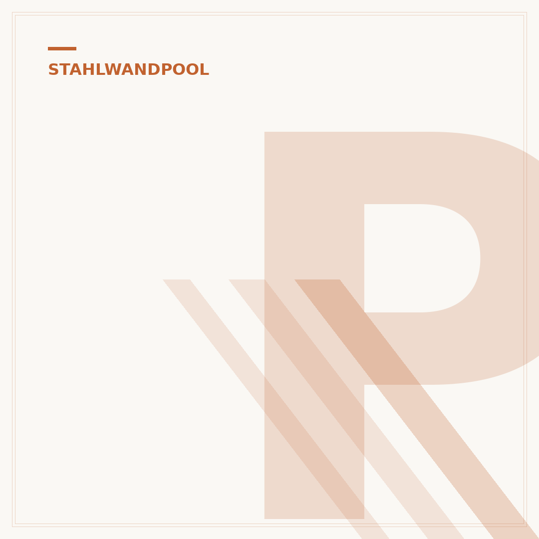 Pool Rund Stahlwand: Aufbau, Wartung und Vorteile