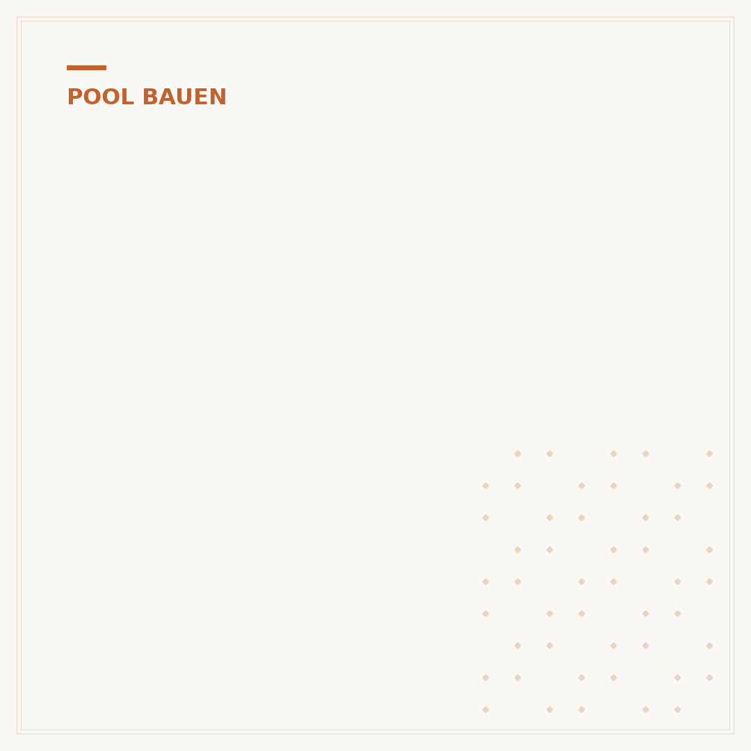 Überlauf für Pool: Funktion, Vorteile und Einbau