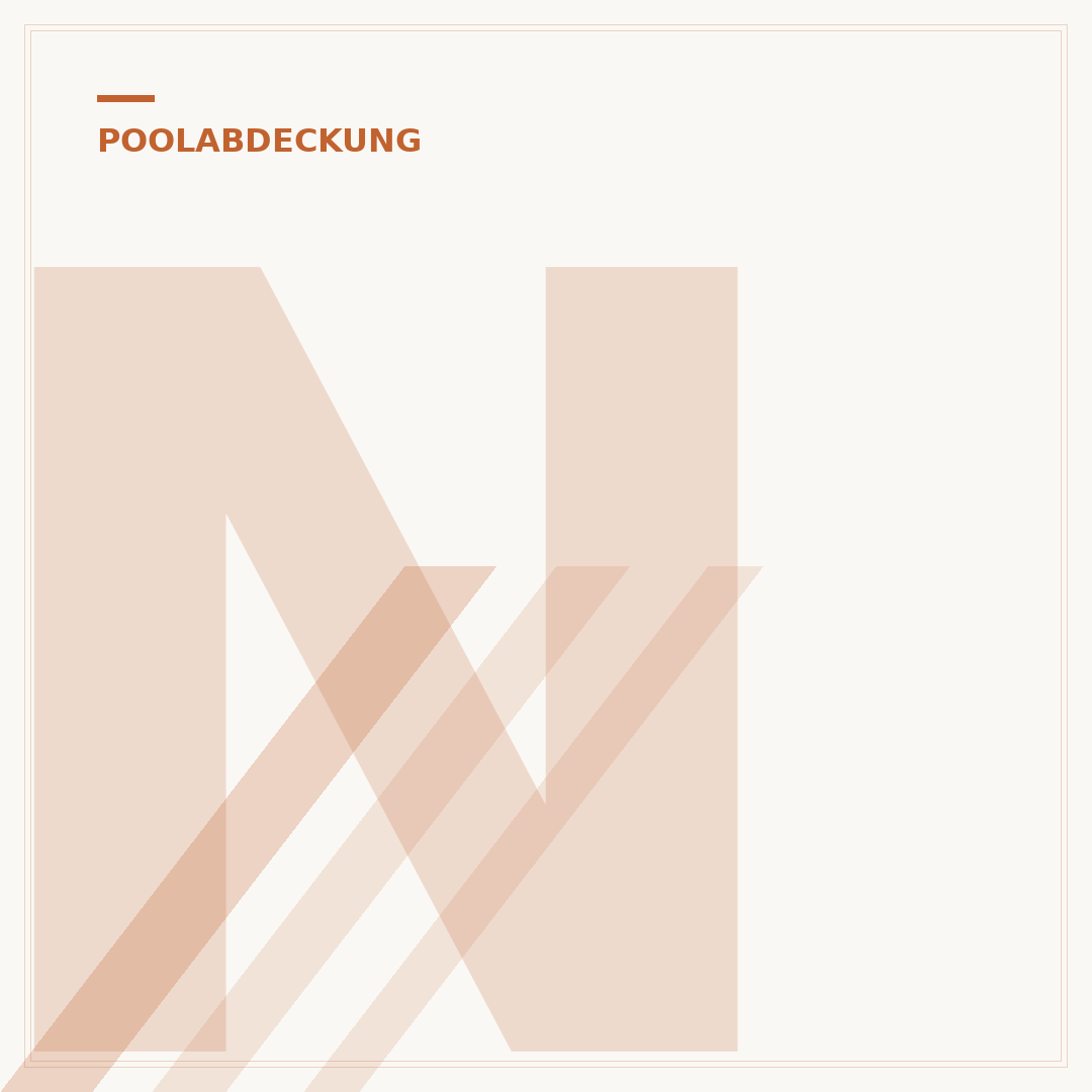 Netz für den Pool