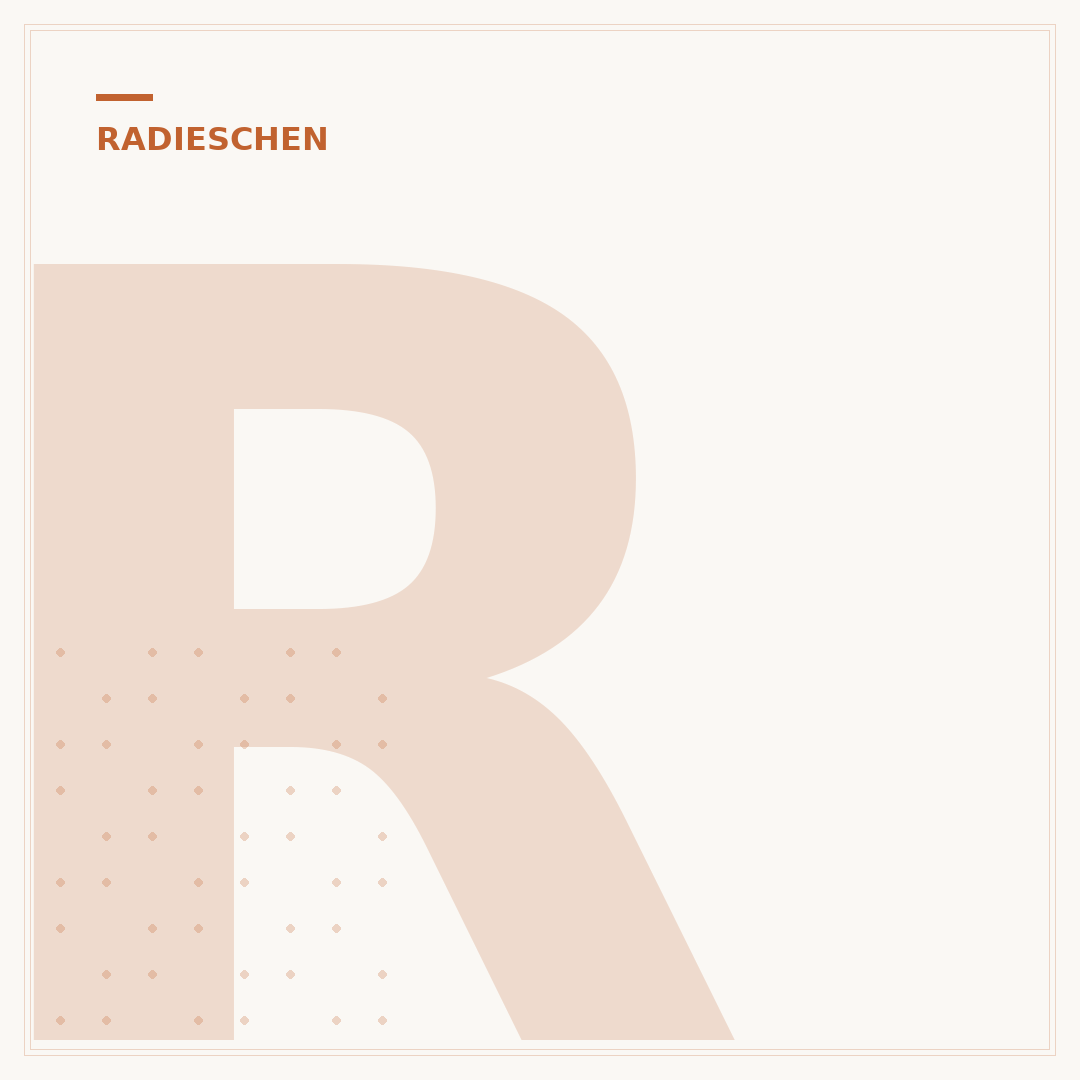 Radieschen säen: Der Weg zu knackiger Ernte