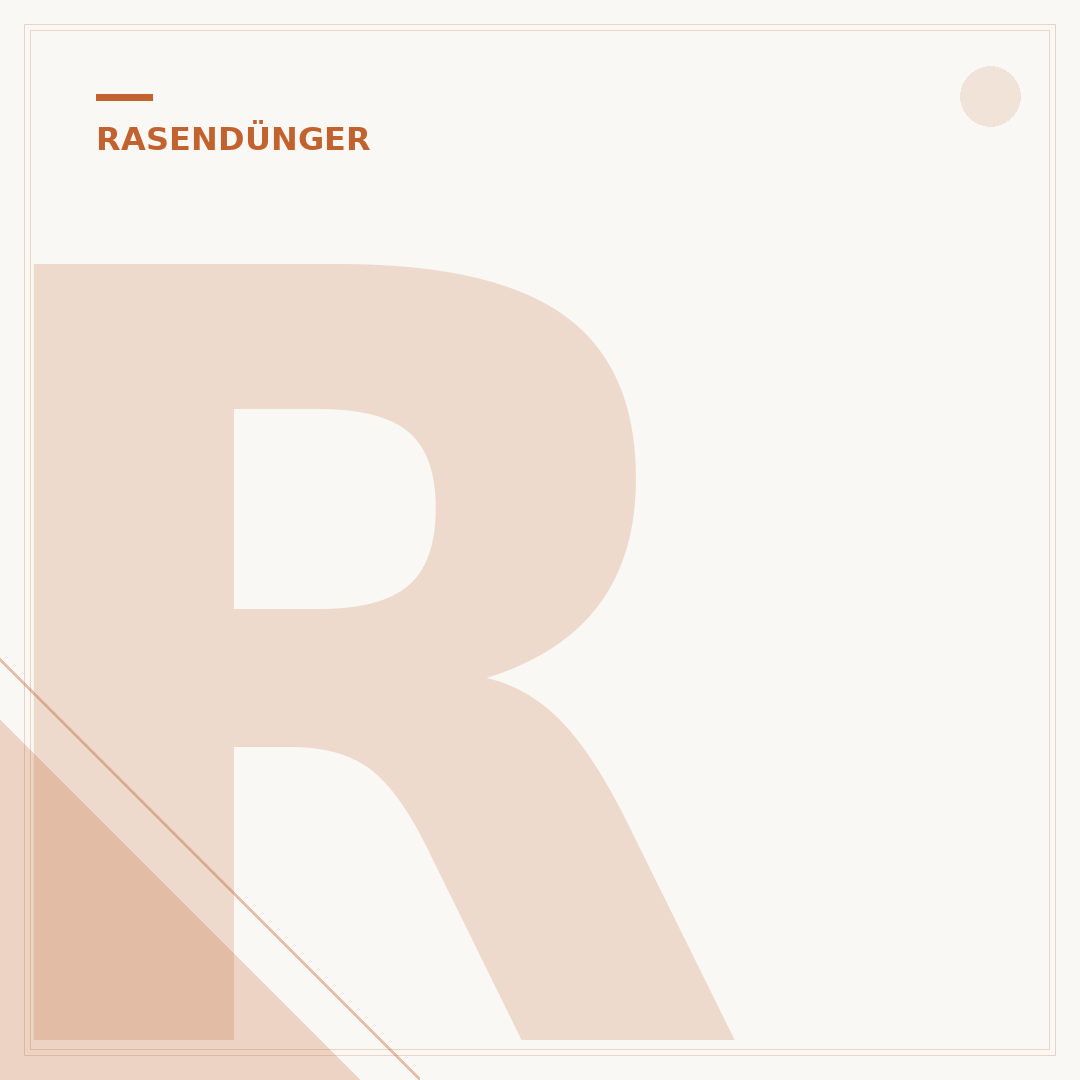 Rasendünger mit Unkrautvernichter und Moosvernichter