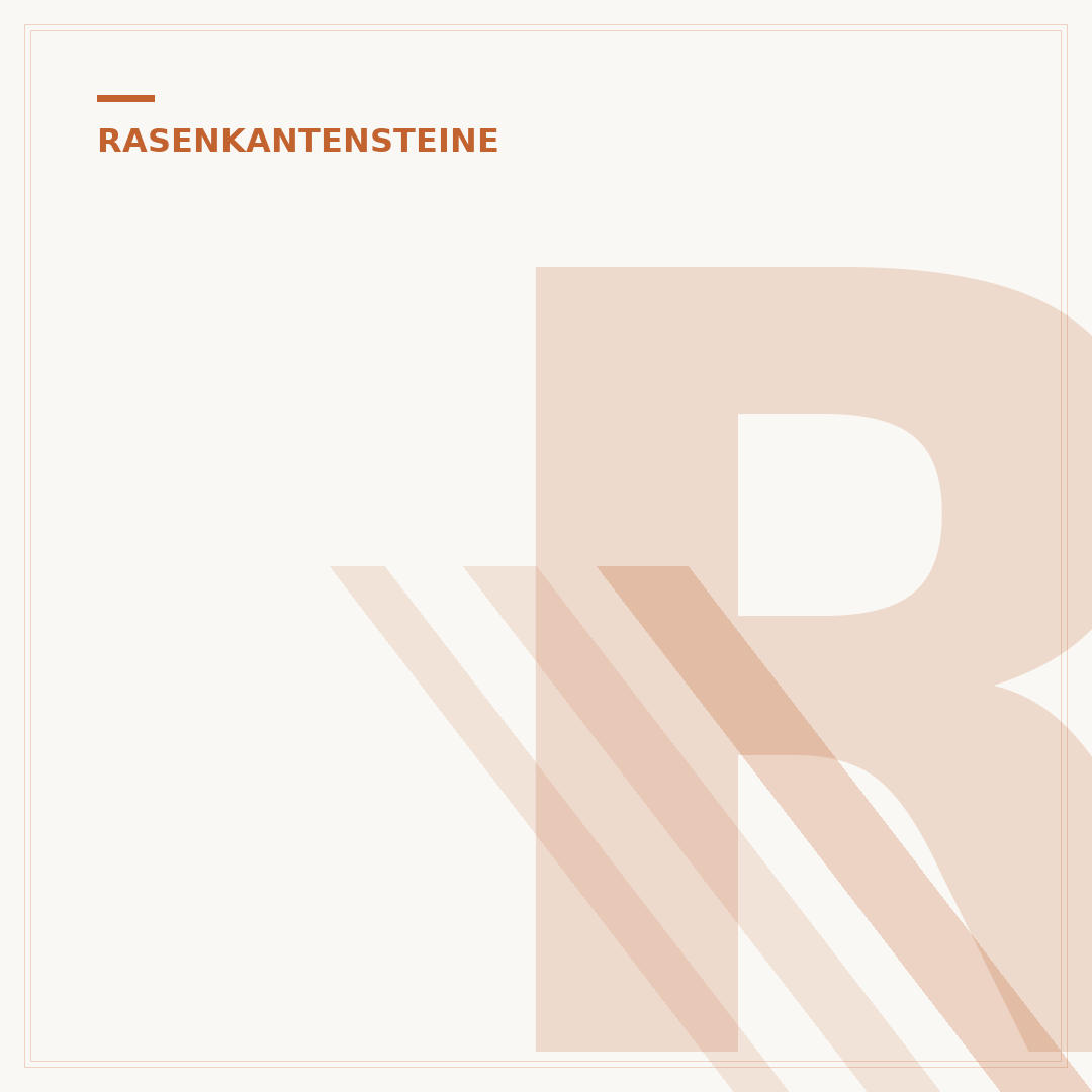 Rasenkantensteine setzen