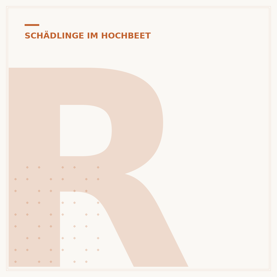 Raupen im Hochbeet: Was tun gegen Schädlinge?
