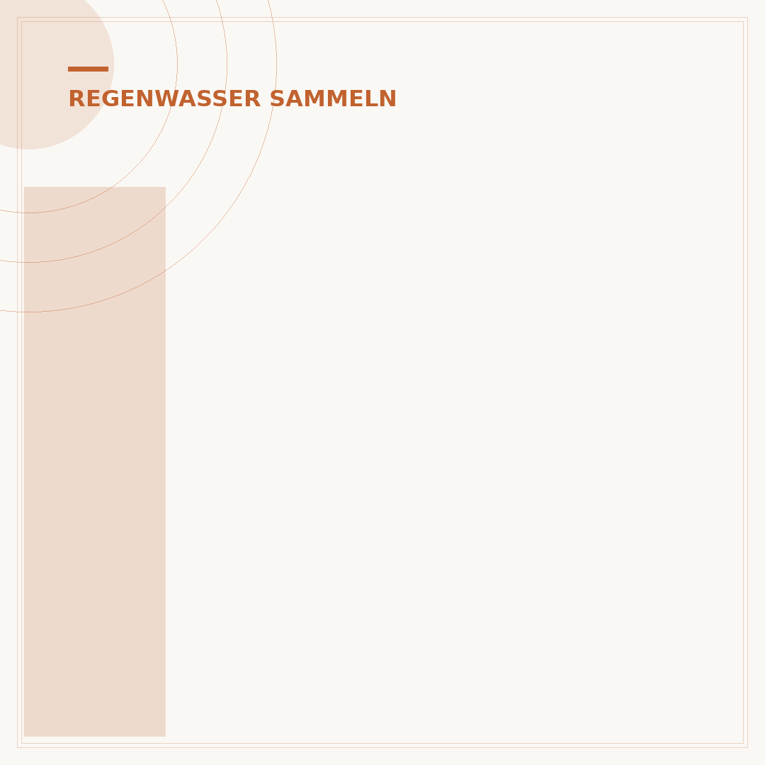 Ideen zum Regenwasser sammeln