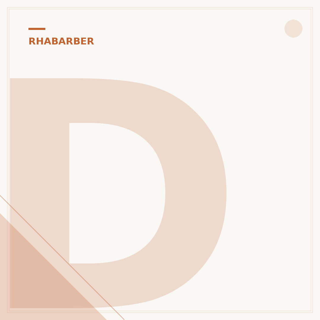 Düngung von Rhabarber