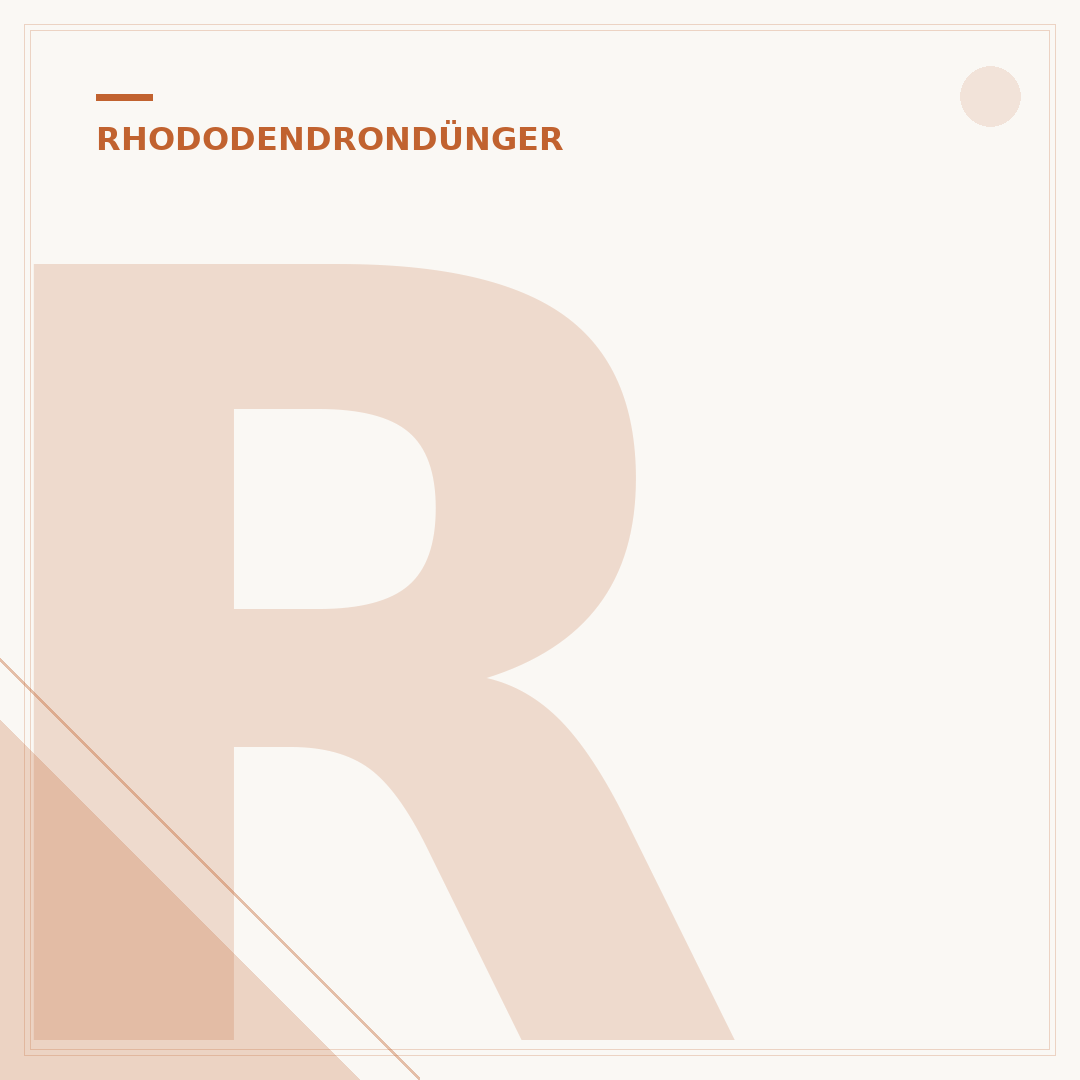 Rhododendrondünger