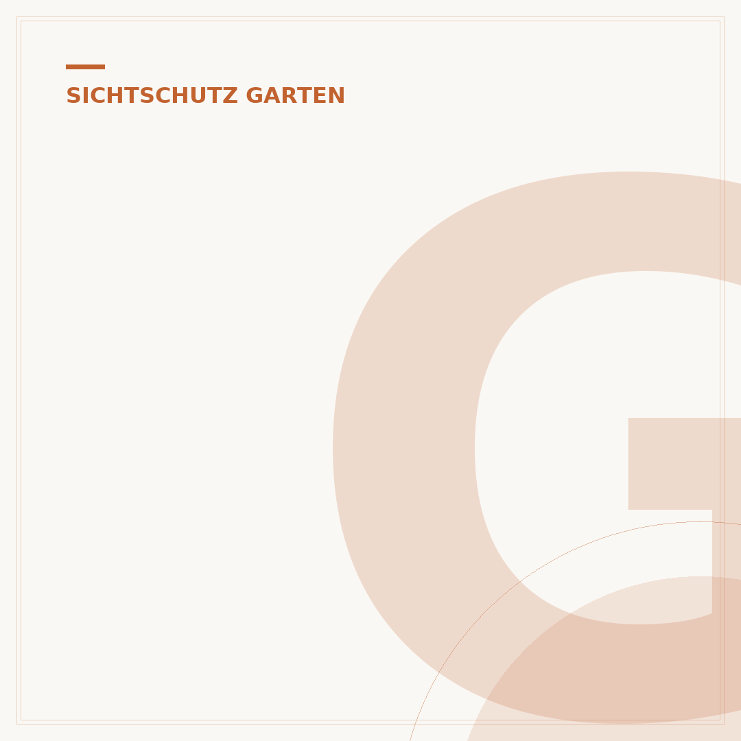 Günstige Sichtschutz-Ideen für den Garten