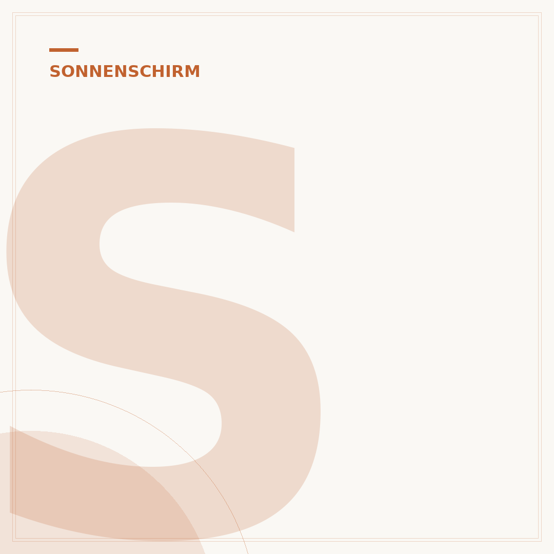 Sonnenschirm beige