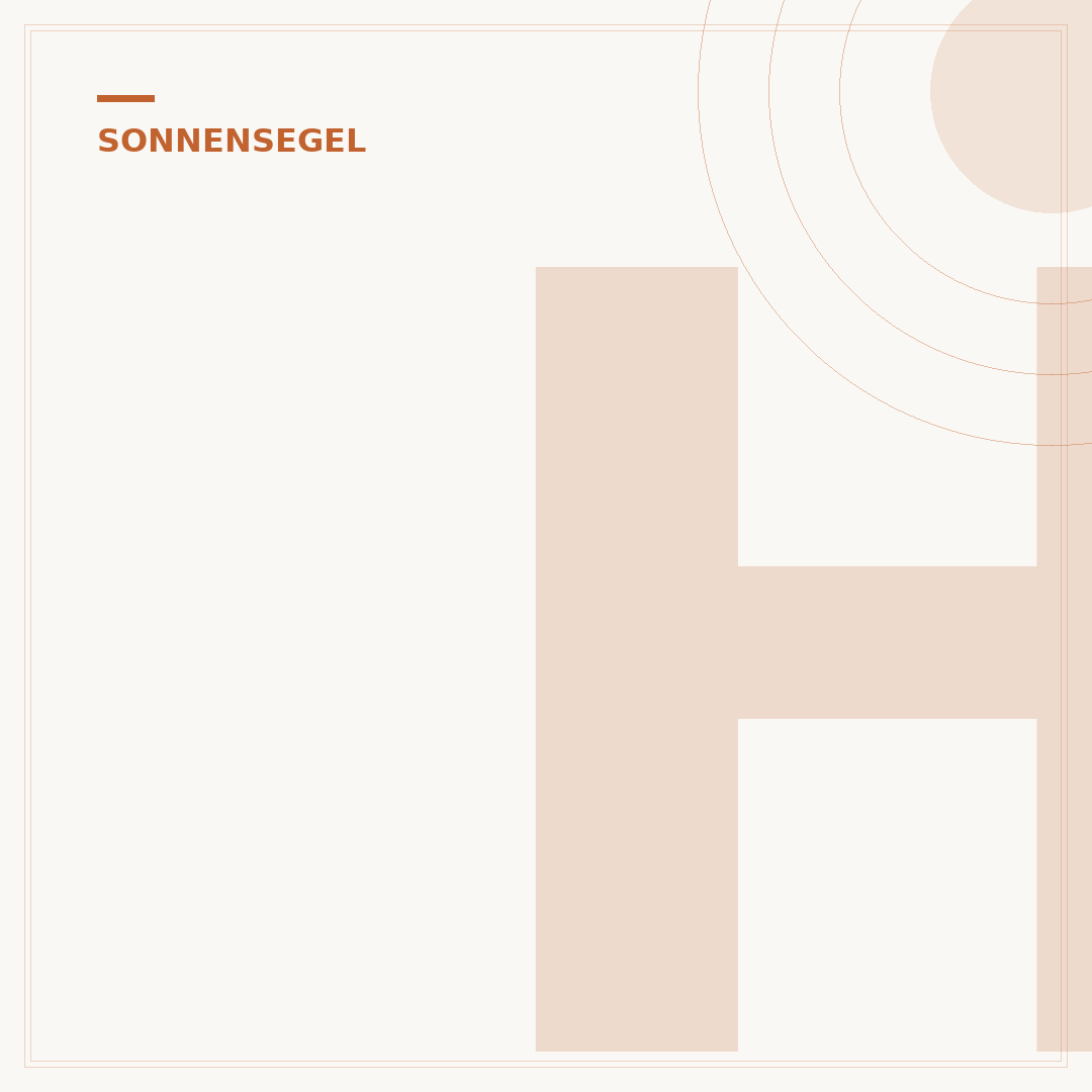 Höhenverstellbarer Mast für Sonnensegel