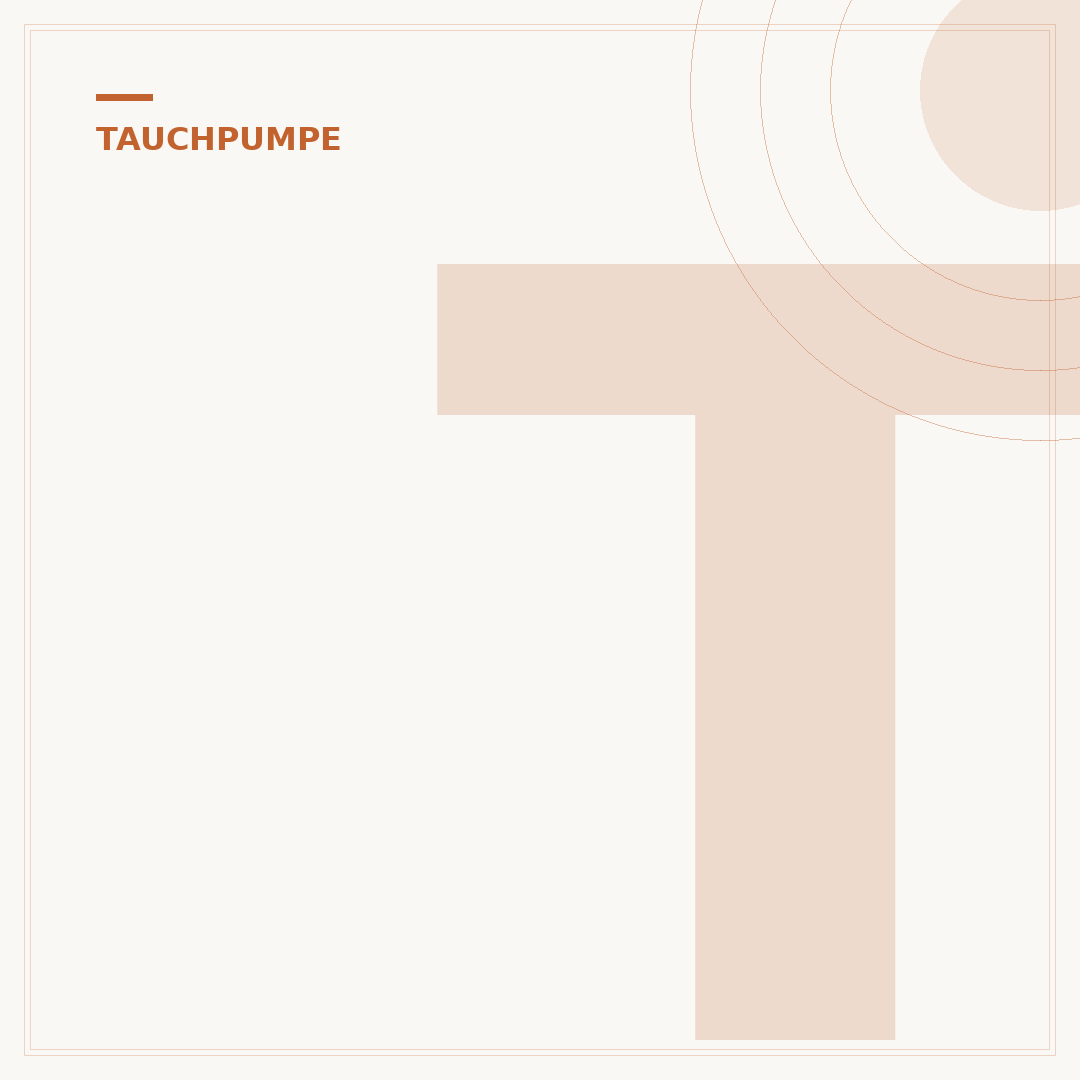 Tauchpumpe mit Sensor