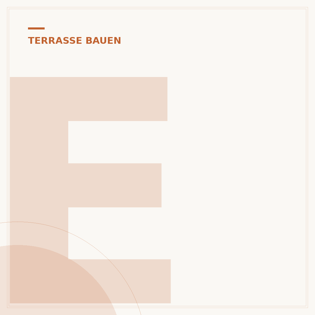 Einfache Terrasse auf Rasen bauen