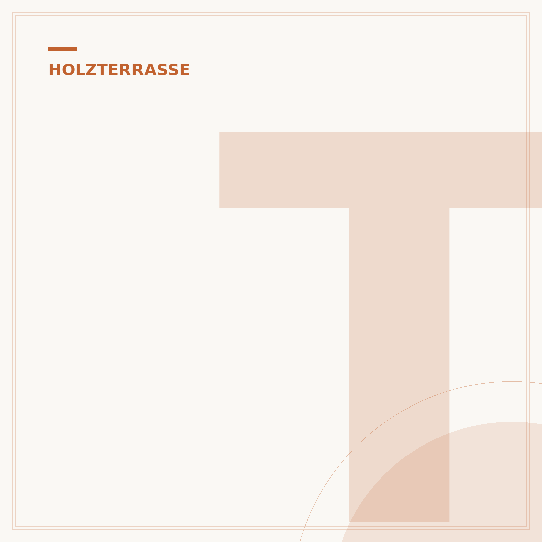 Terrasse ölen: Der Wegweiser für langlebiges Holz
