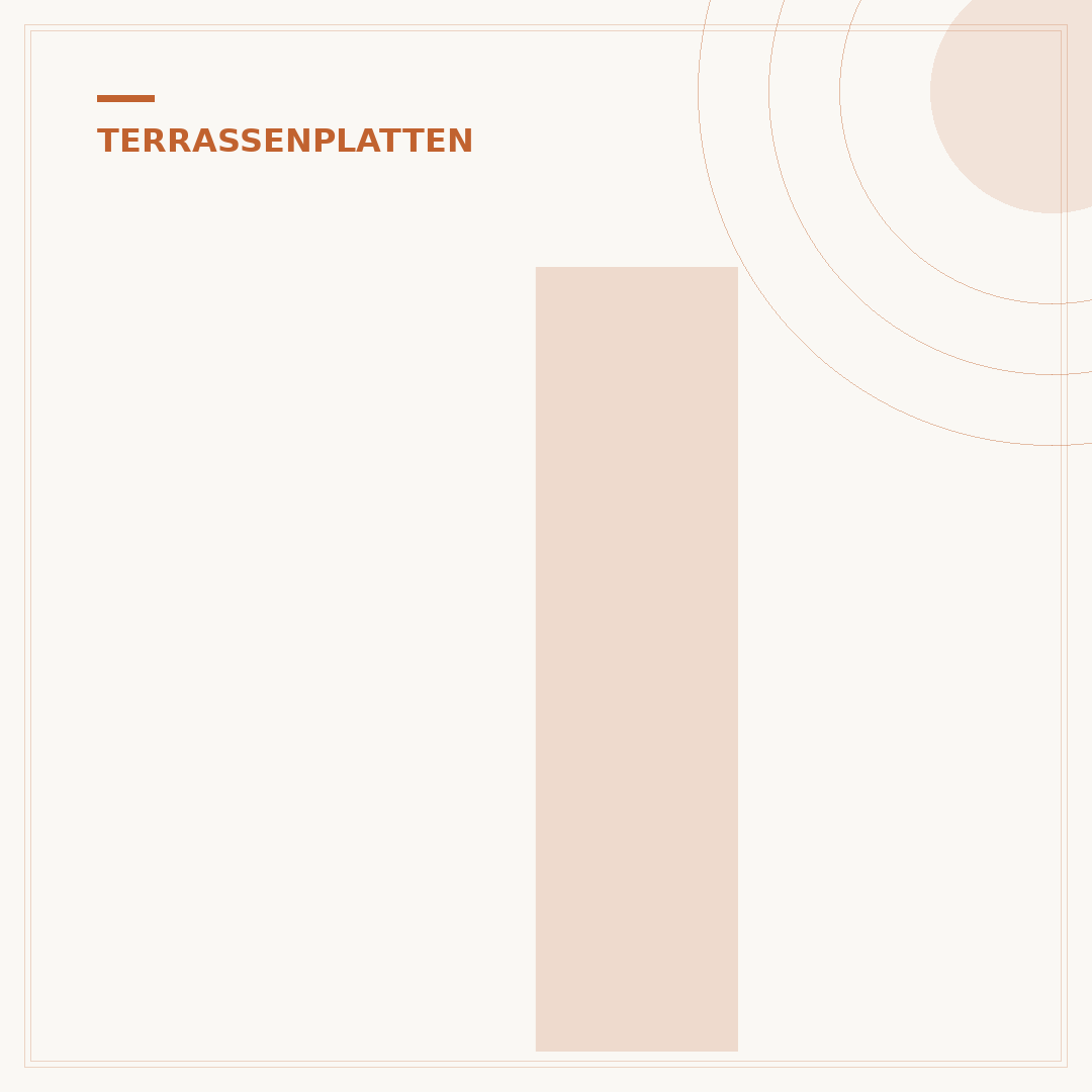 Imprägnierung für Terrassenplatten