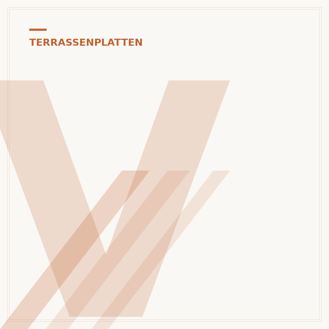 Versiegelung für Terrassenplatten