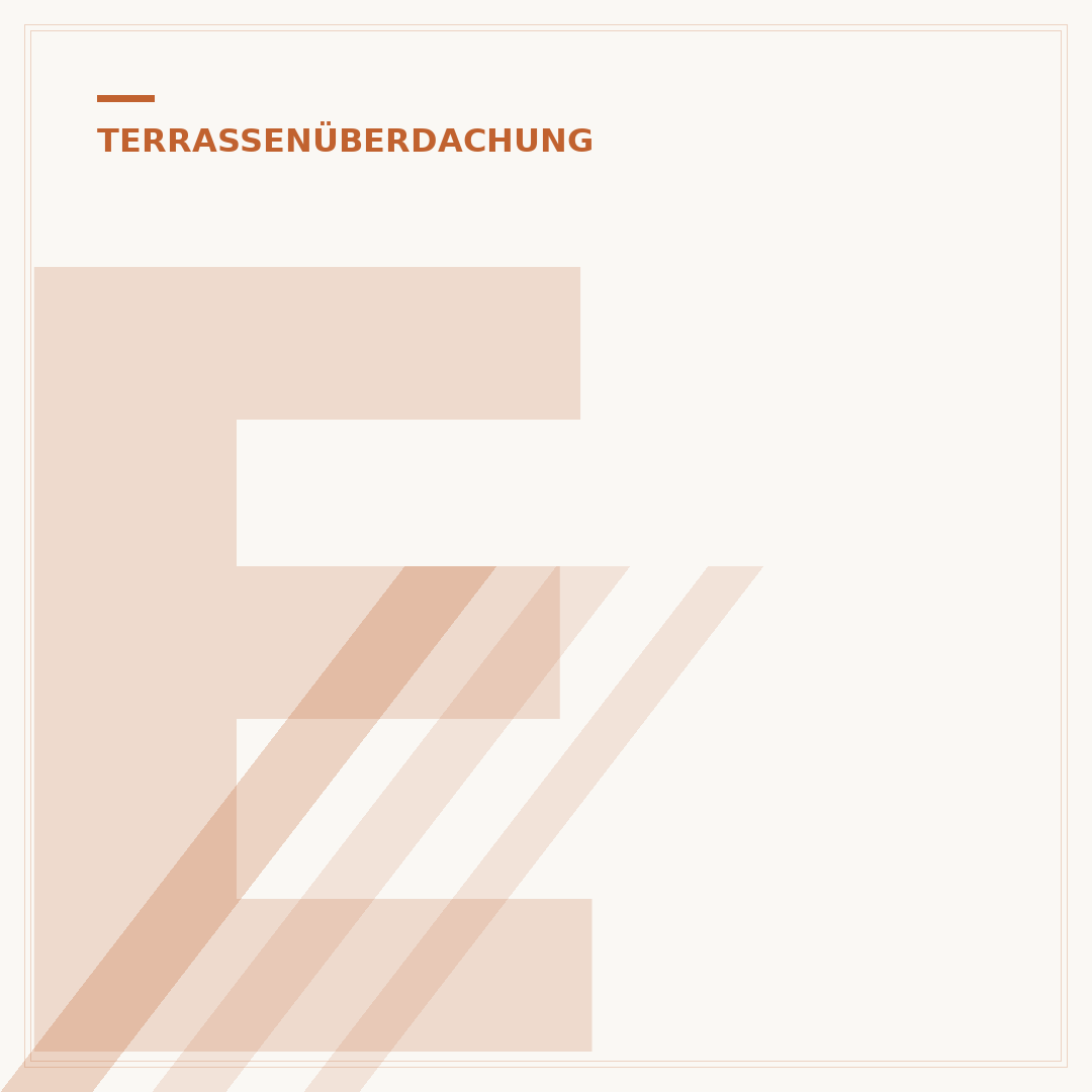 Elektrischer Sonnenschutz für Terrassenüberdachung