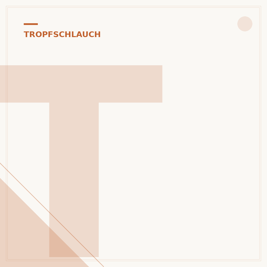 Tropfschlauch selber machen