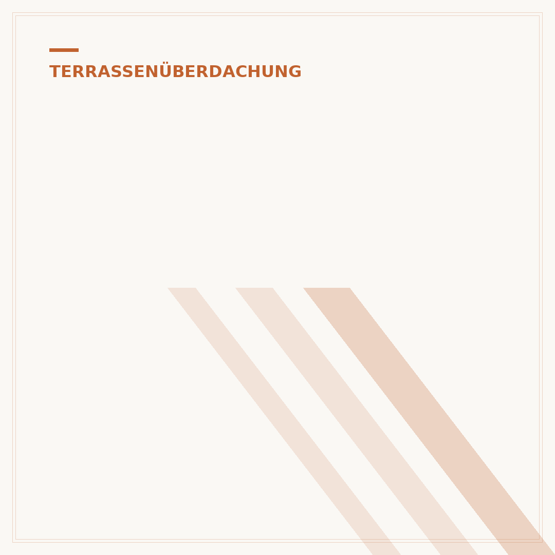 Überdachte Terrasse: Mehr Komfort und Schutz für Ihr Zuhause