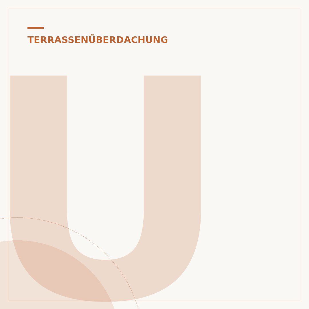 UG Alu Terrassenüberdachung: Ihr Wegweiser