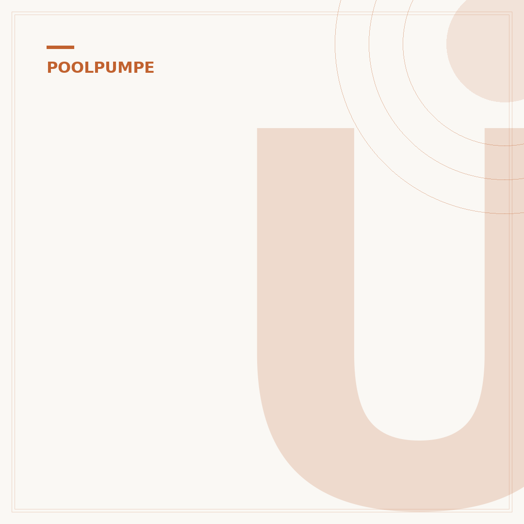Ultraviolett-Filter für Pools