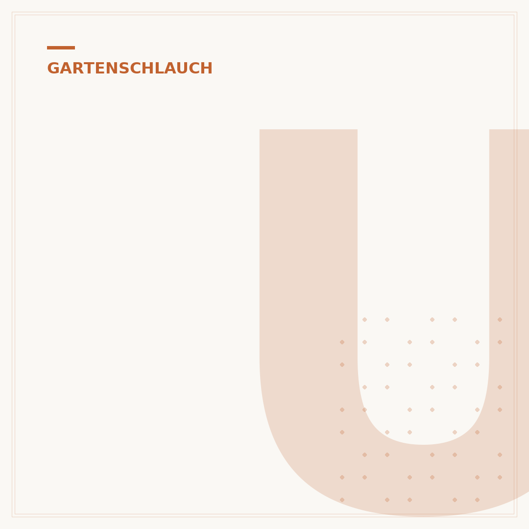 Umlenkrolle für den Gartenschlauch