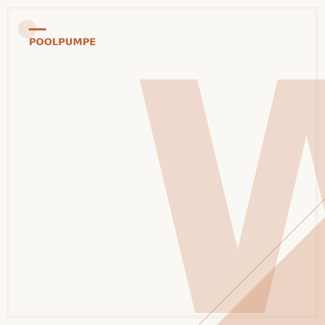 Wärme-Pumpe für den Pool