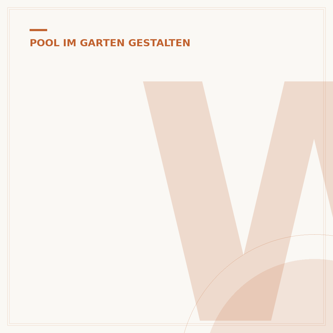 Was kostet ein Pool im Garten? Kosten und Planung