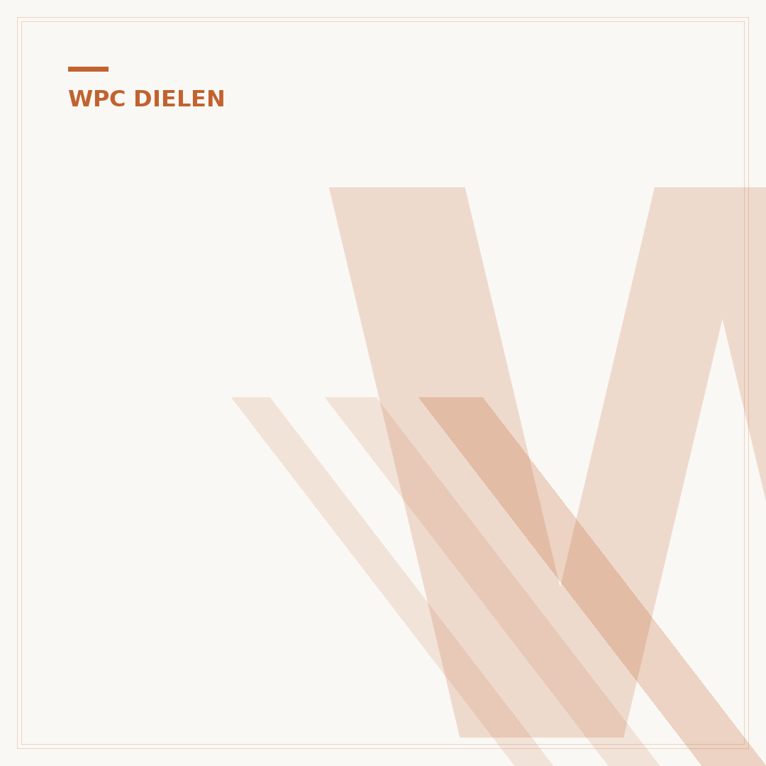 WPC Dielen Farben: Die Vielfalt für Ihr Projekt