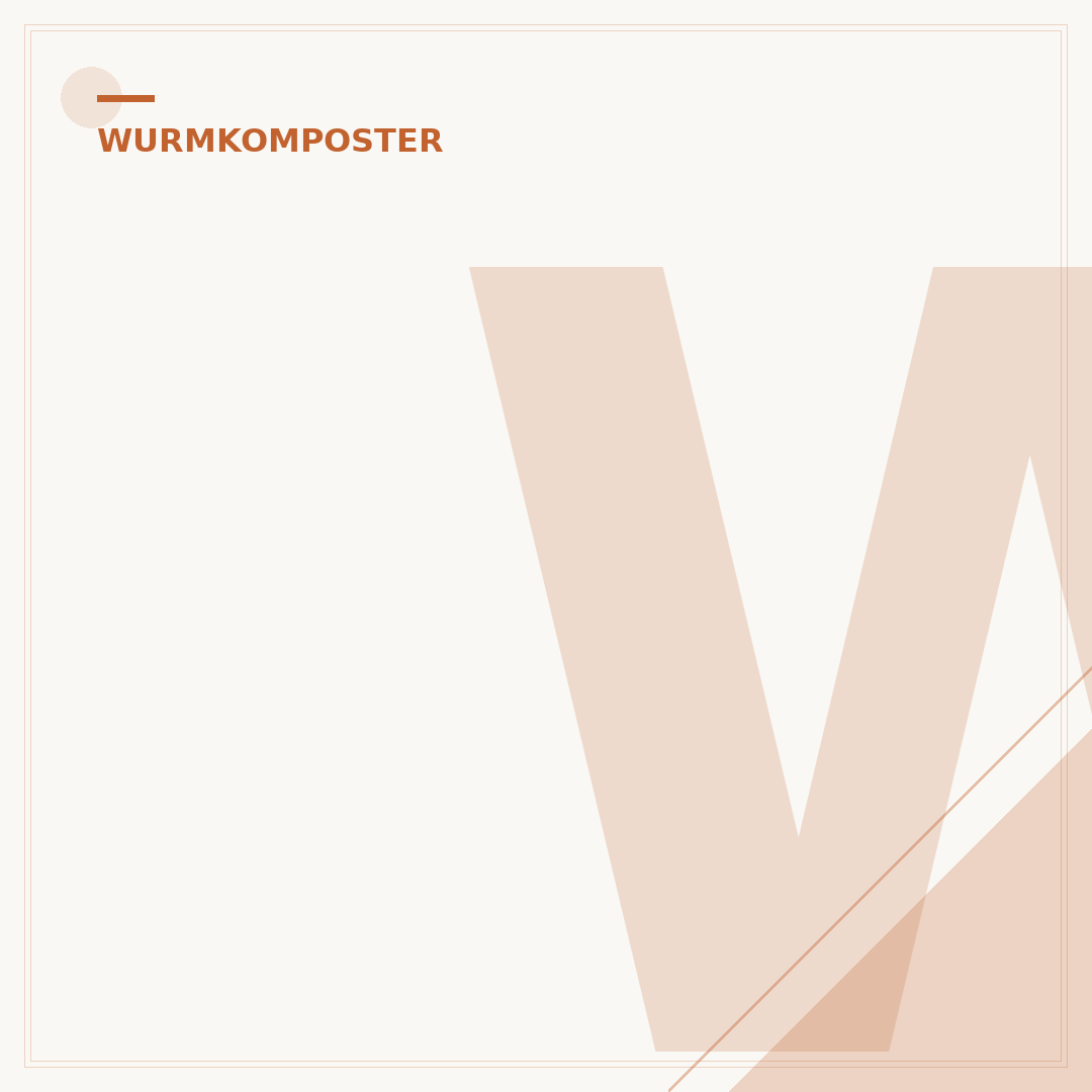 Wurmkomposter: Wertvolle Humuserde aus Küchenabfällen