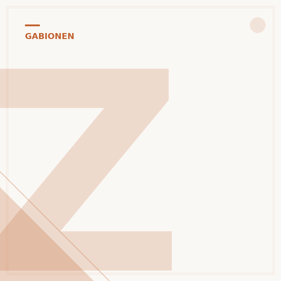 Zaun aus Gabionen: Ideen, Bau & Gestaltung im Garten