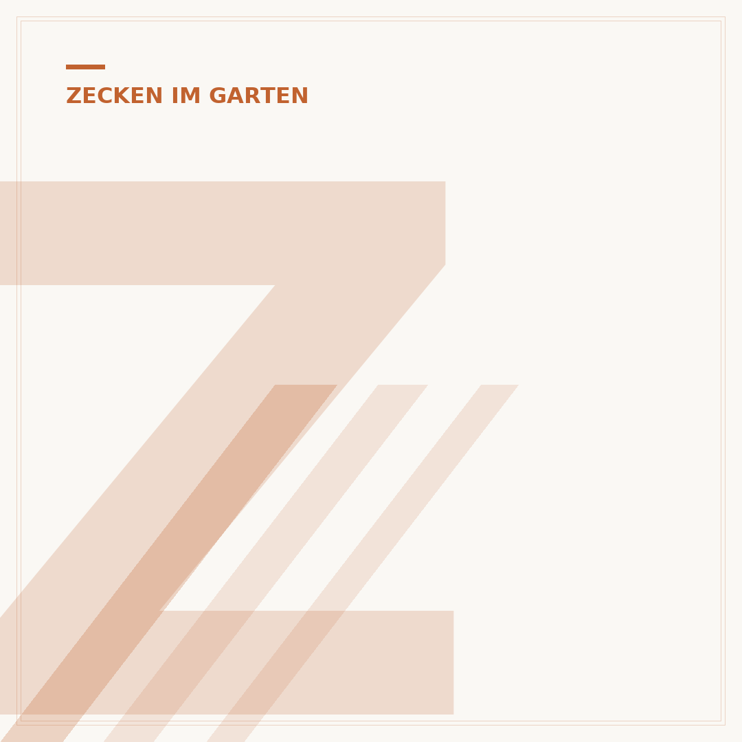 Zecken im Garten: Was tun gegen die Parasiten?