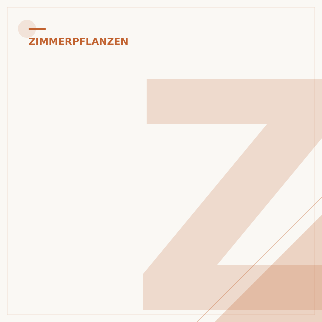 Zimmerpflanzen-Arten