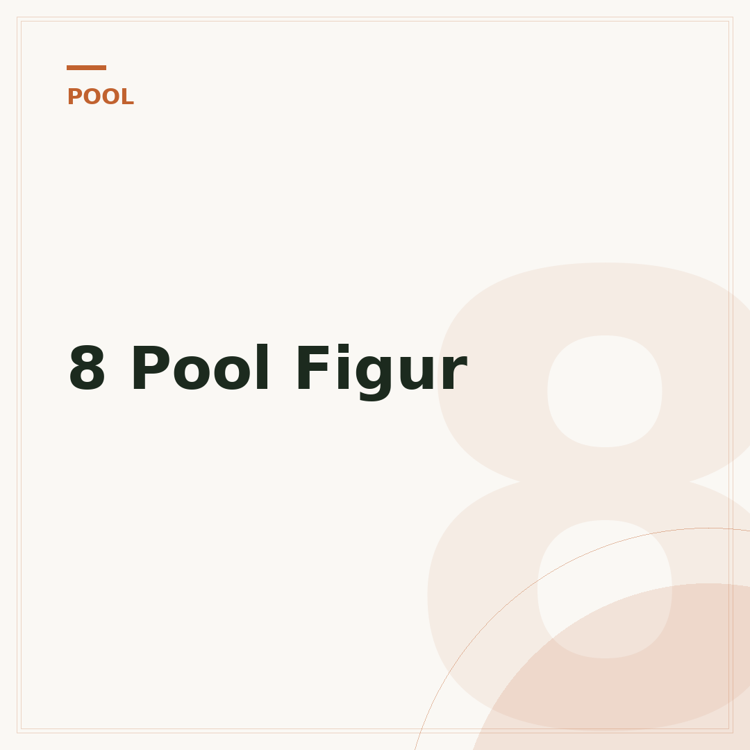 8 Pool Figur
