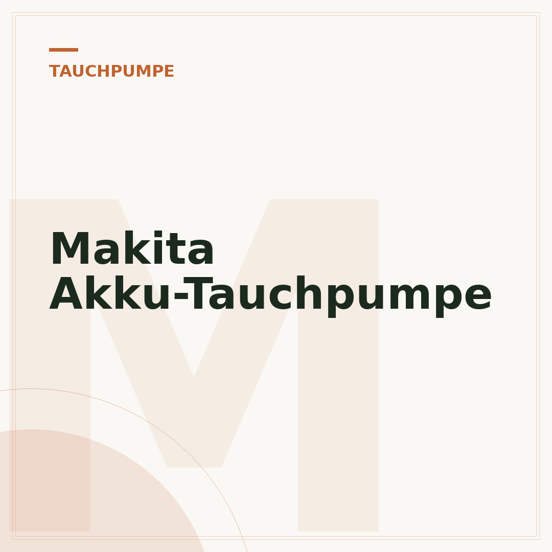 Makita Akku-Tauchpumpe