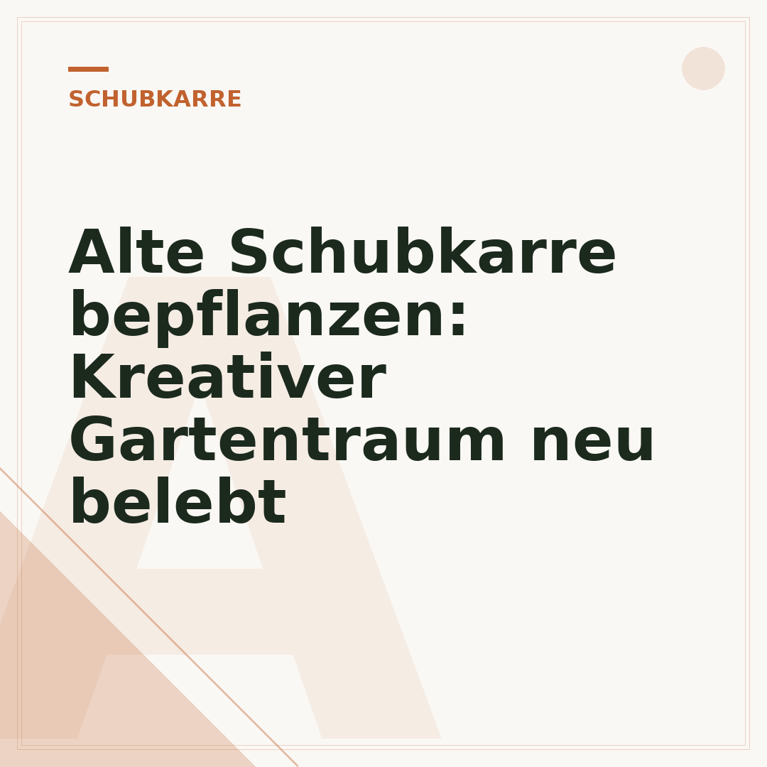 Alte Schubkarre bepflanzen: Kreativer Gartentraum neu belebt