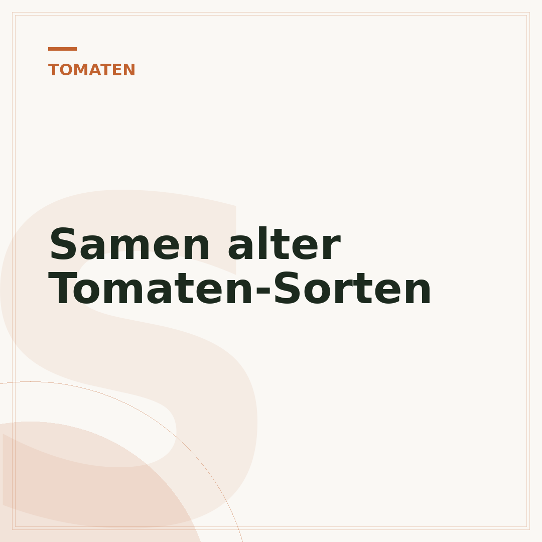 Samen alter Tomaten-Sorten