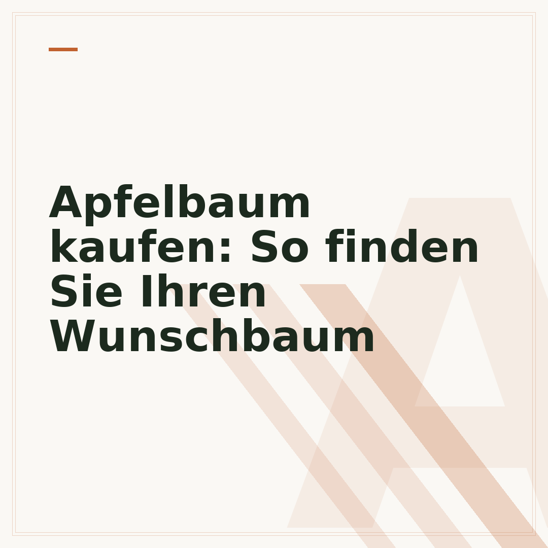 Apfelbaum kaufen: So finden Sie Ihren Wunschbaum