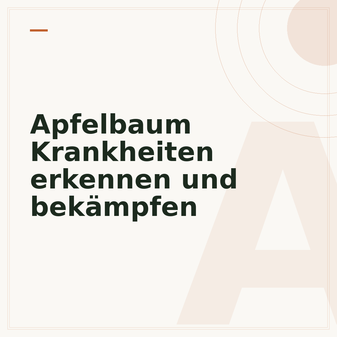 Apfelbaum Krankheiten erkennen und bekämpfen