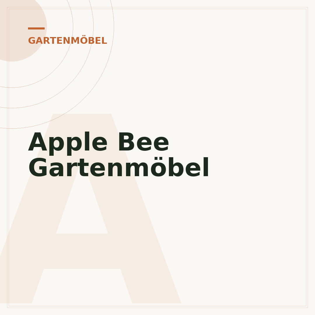 Apple Bee Gartenmöbel