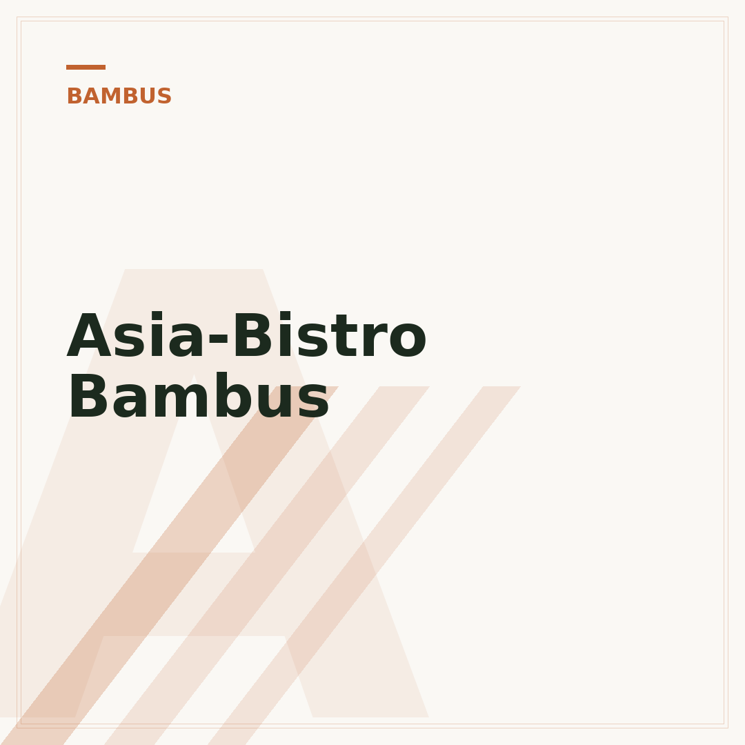 Asia-Bistro Bambus