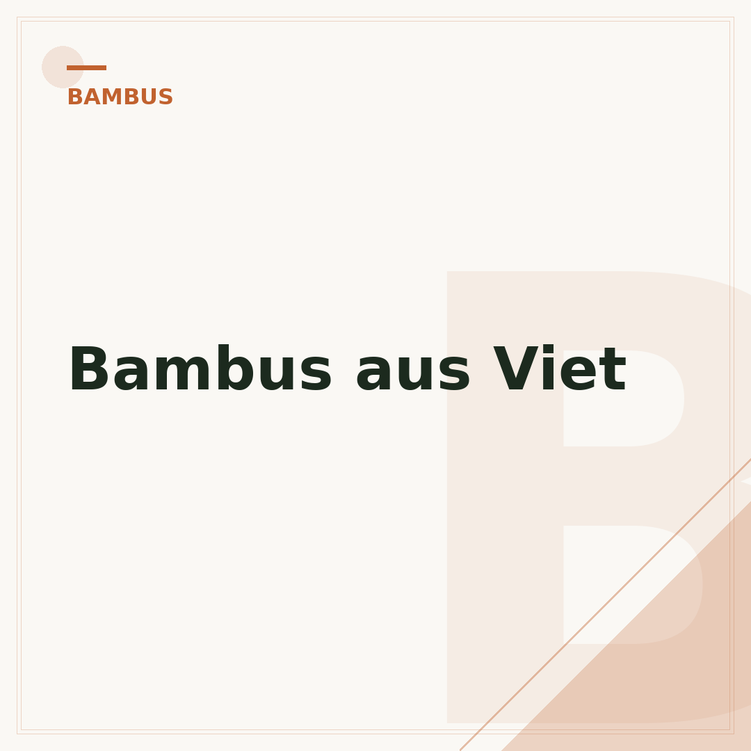 Bambus aus Viet